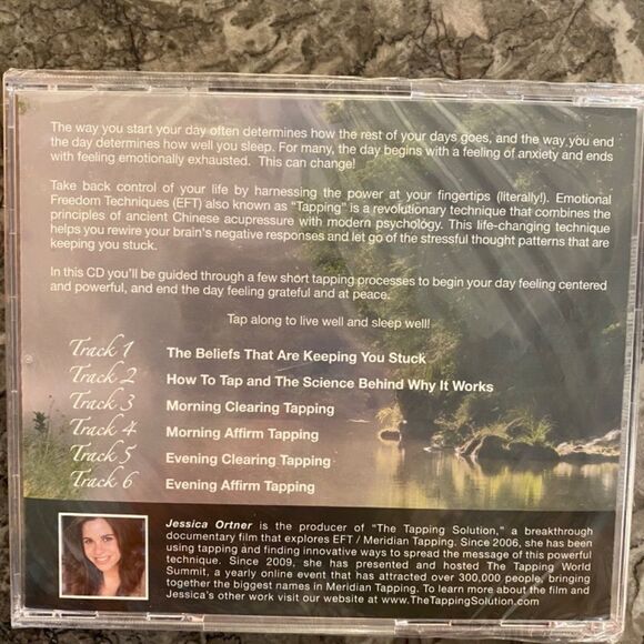 NEW Tapping For Stress Relief, A Morning and Evening Tapping Process CD - Picture 2 of 2